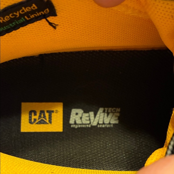 CAT Men’s Black Waterproof Steel Toe Work Boots - Picture 11 of 11